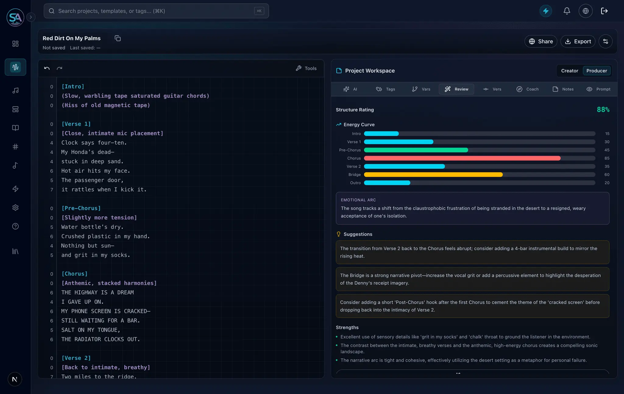 Screenshot 4 of Suno Architect