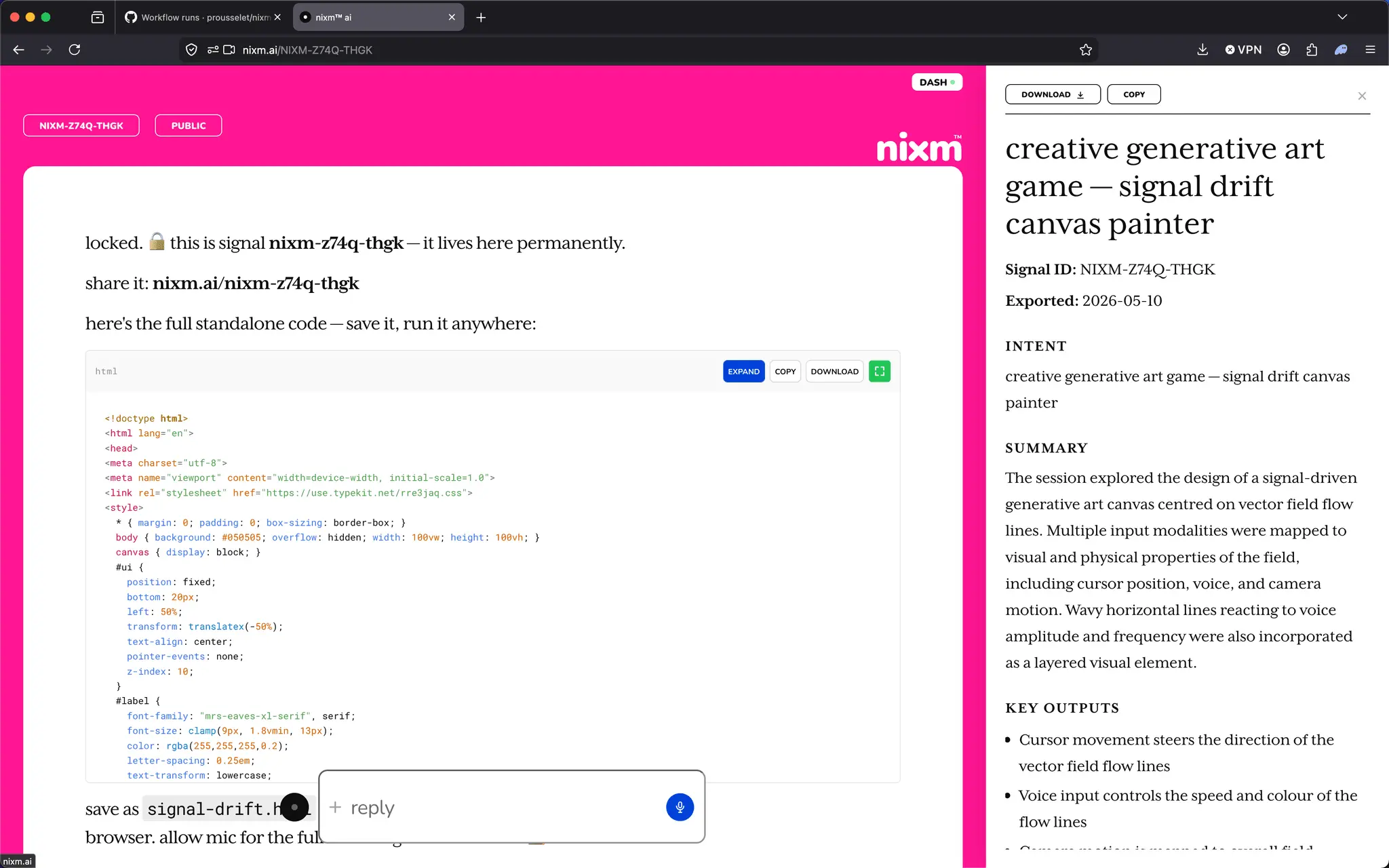 Screenshot 2 of nixm.ai