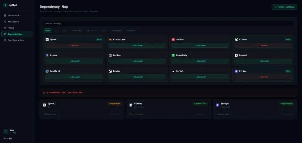 Screenshot 1 of UpStat