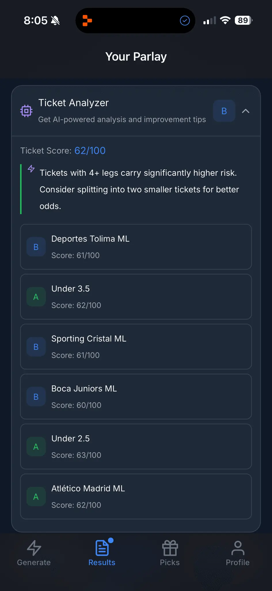Screenshot 8 of Parlay Pilot