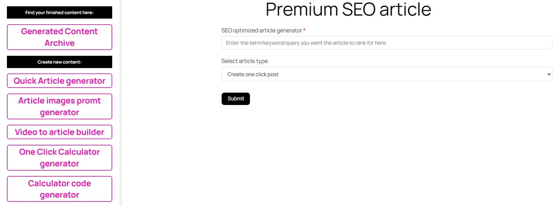 Screenshot 9 of zyflora AI writer tool