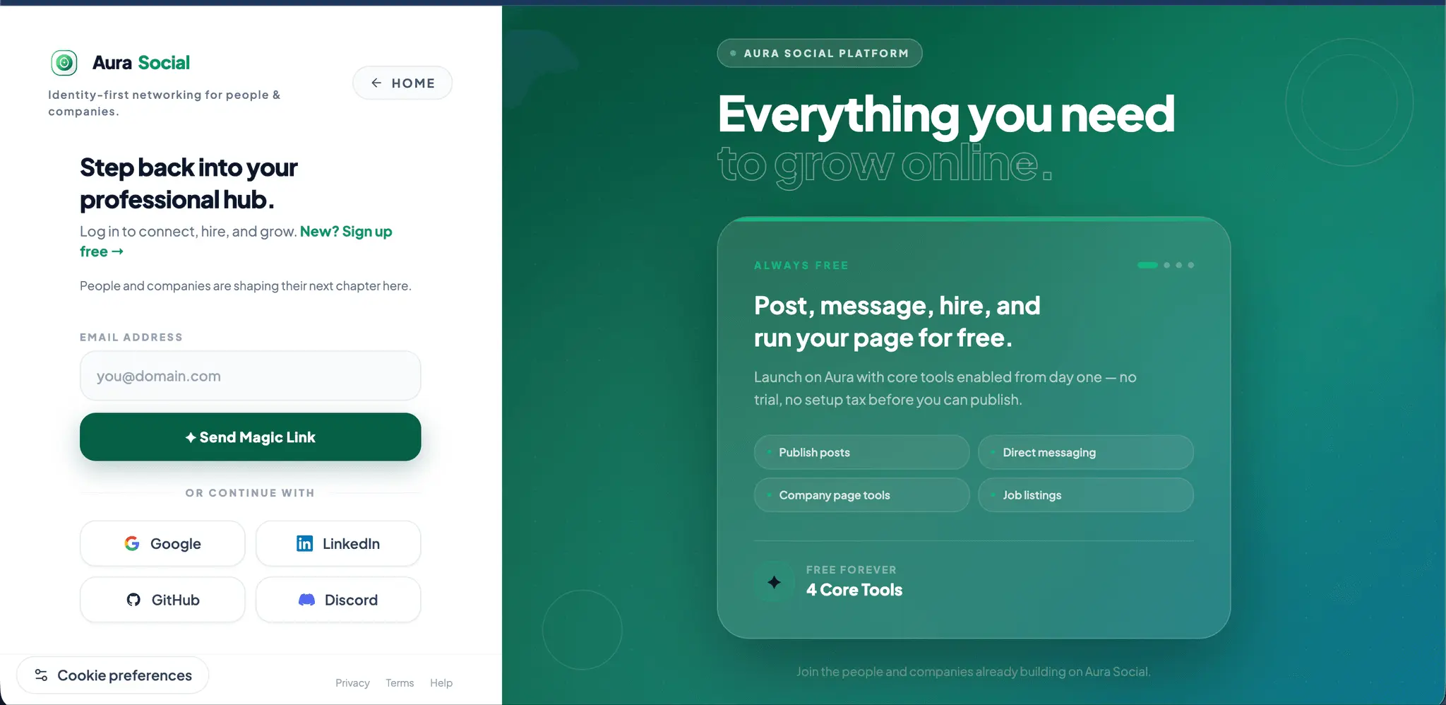 Screenshot 2 of Aura Social