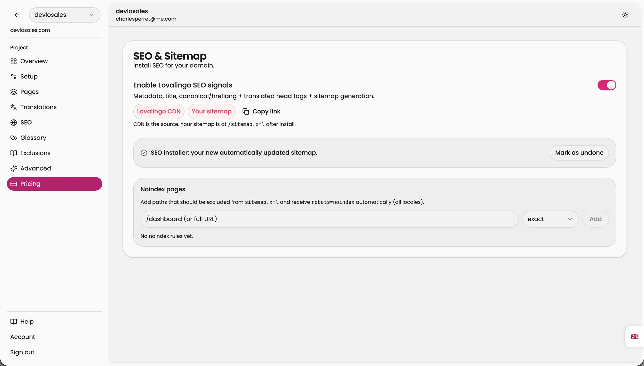 Screenshot 4 of Lovalingo