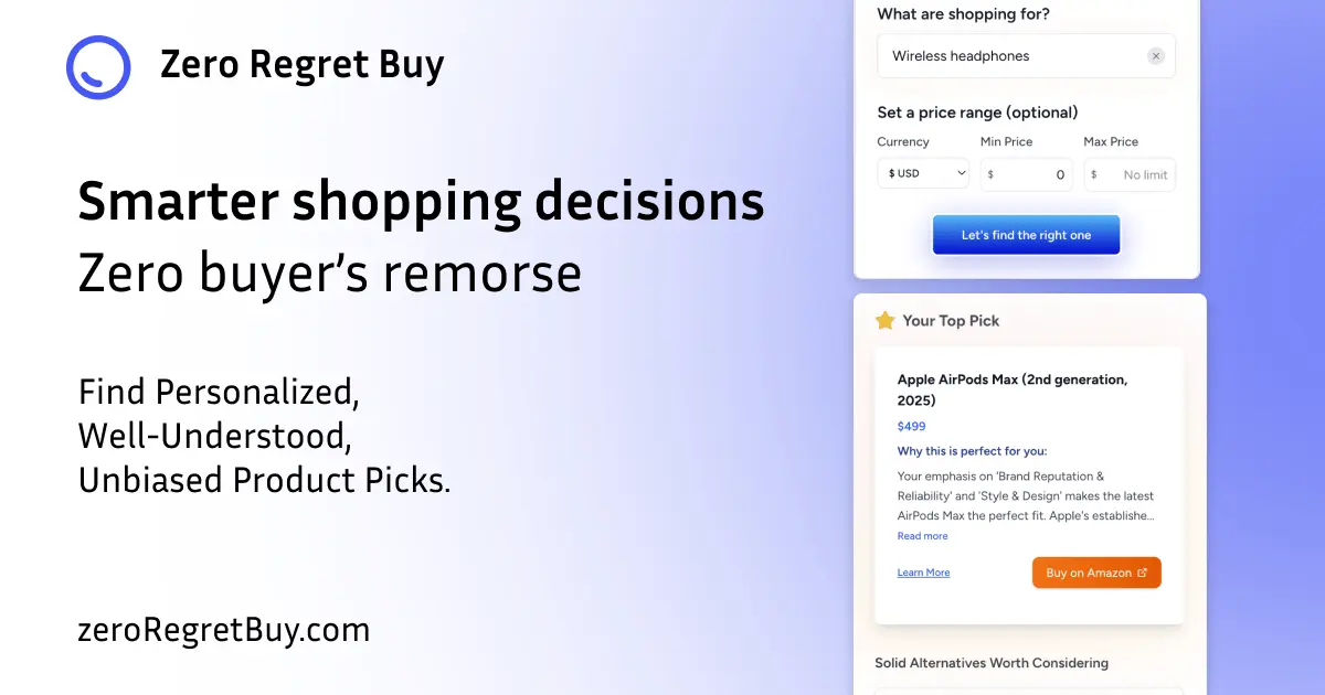 Screenshot 1 of Zero Regret Buy
