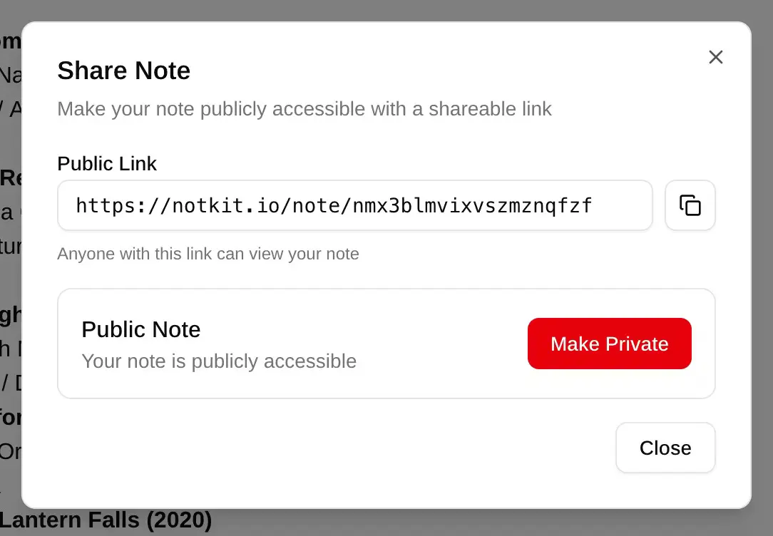 Screenshot 3 of notkit.io - Your Personal Note-Taking Sp