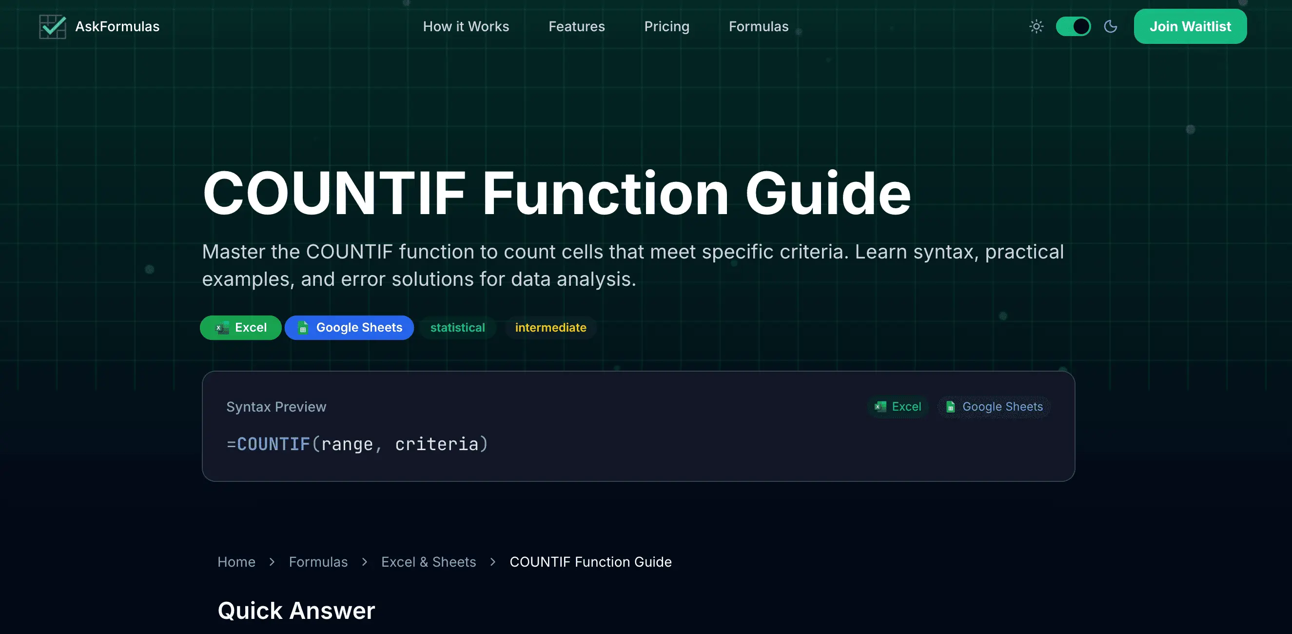 Screenshot 3 of AskFormulas