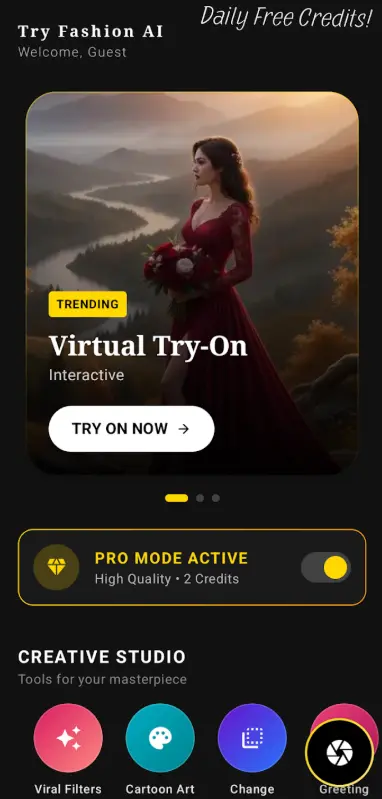 Screenshot 2 of Try Fashion AI - Photo Editor