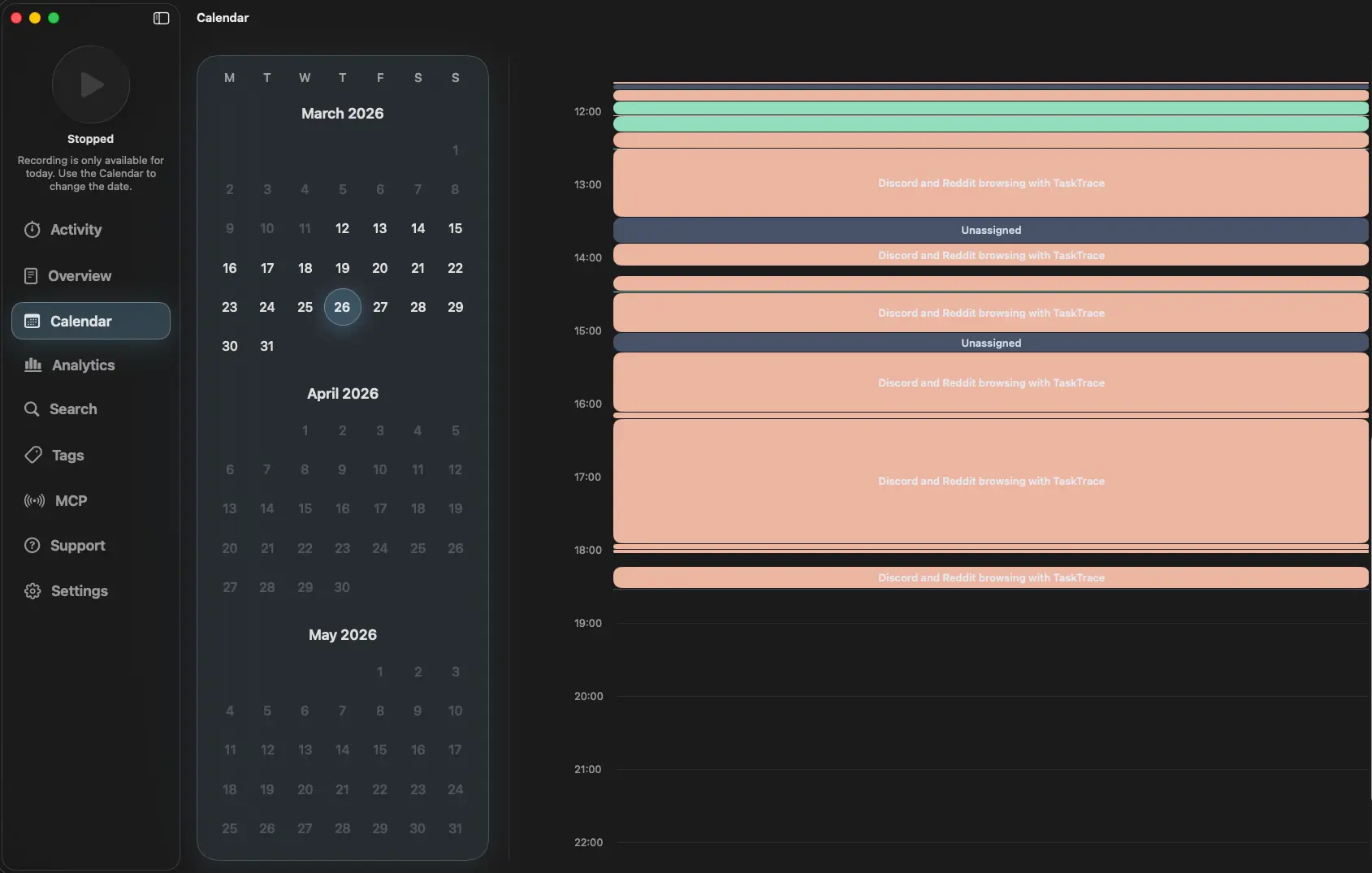 Screenshot 3 of TaskTrace