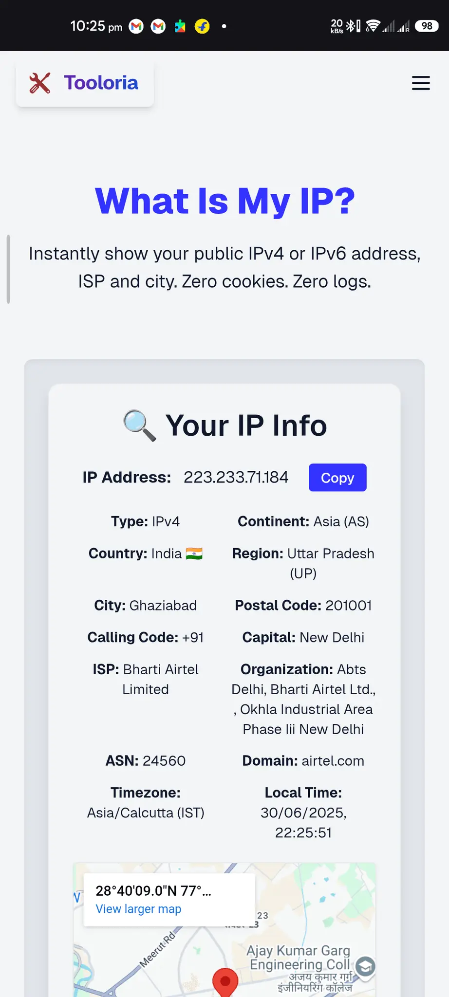 Screenshot 6 of tooloria.org