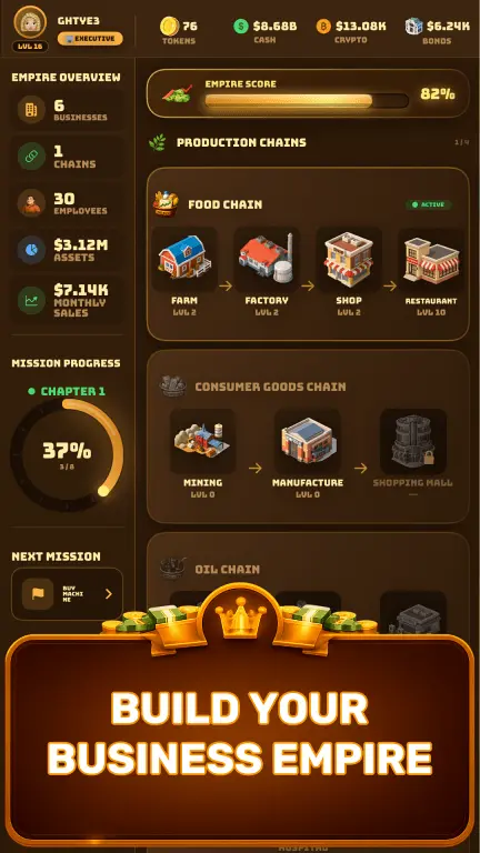 Screenshot 1 of Business Empire Manager