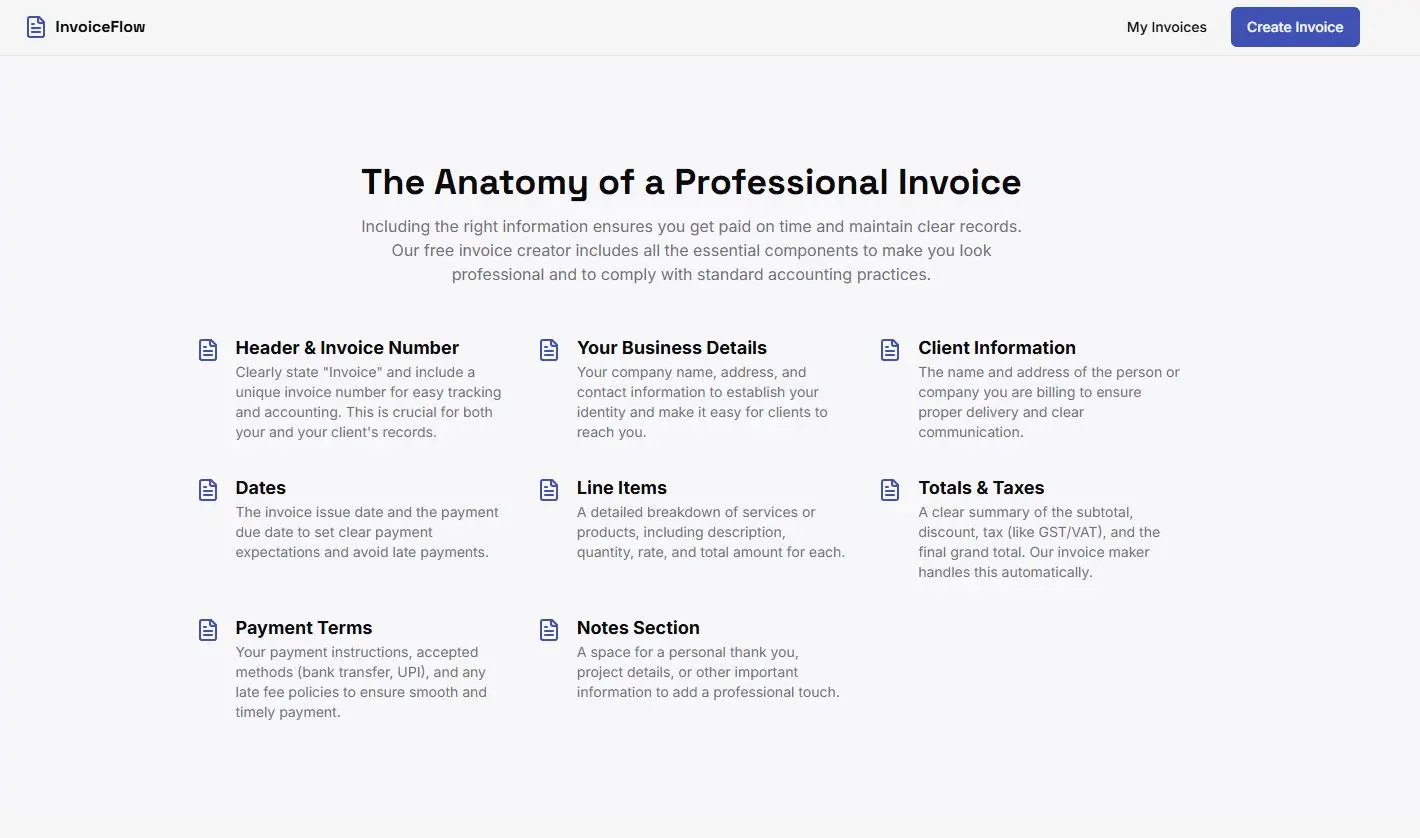 Screenshot 2 of Free Invoice Generator
