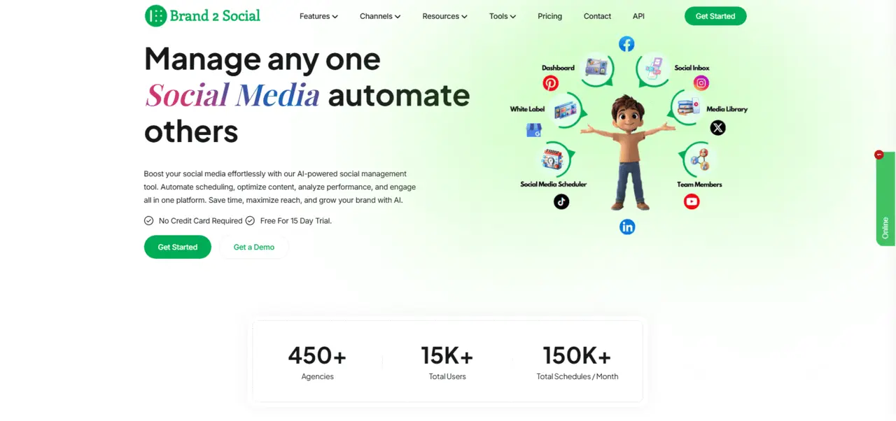 Screenshot 1 of Brand2Social