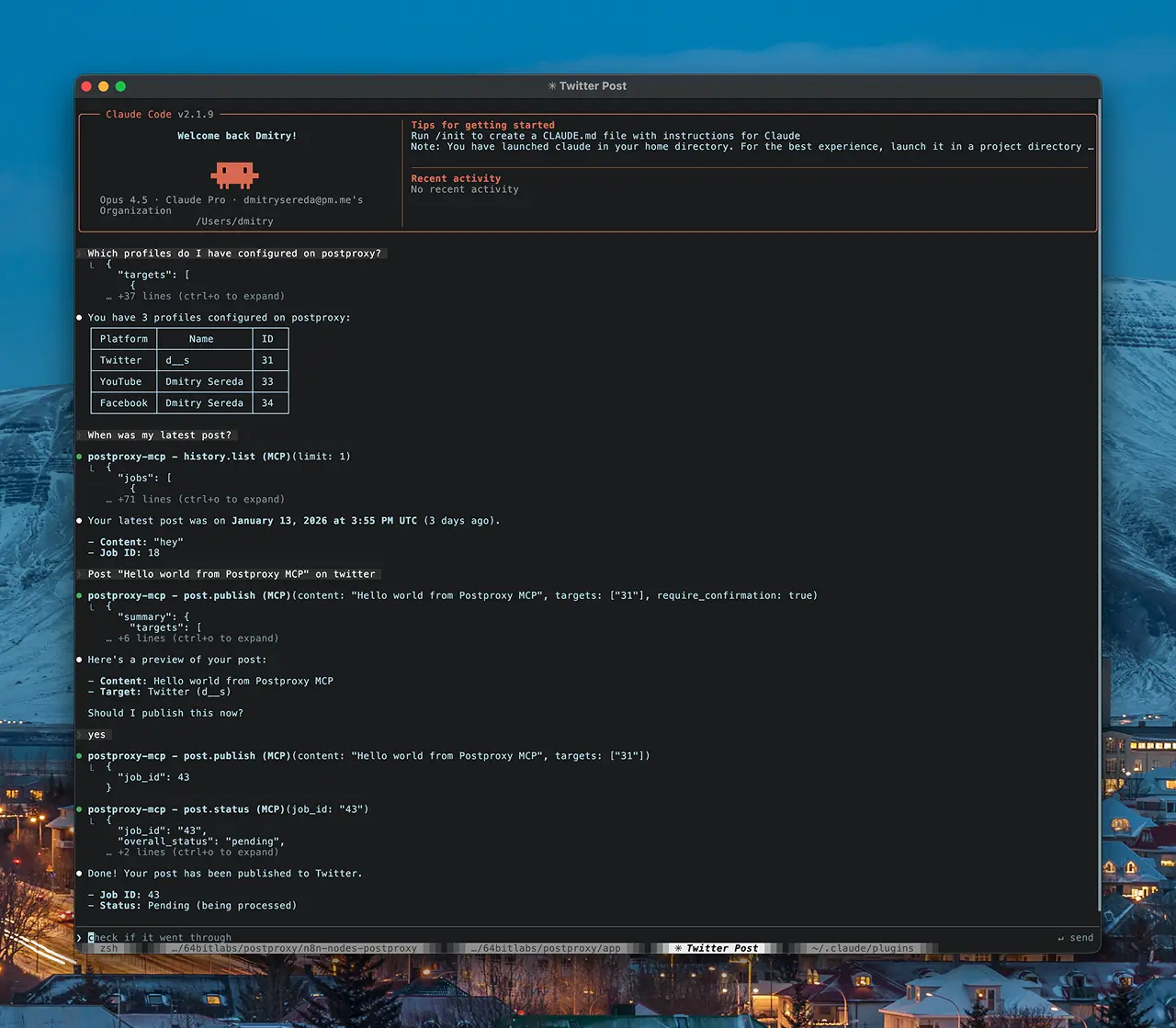 Screenshot 2 of Postproxy