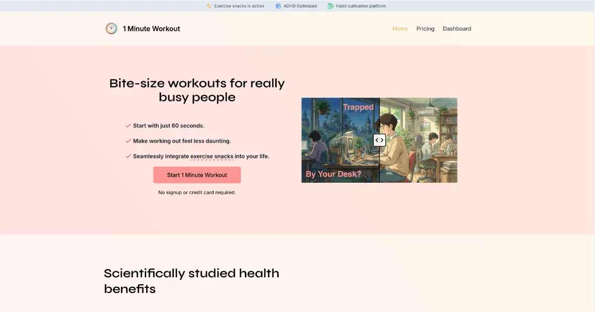 Screenshot 1 of 1 Pixel Workout