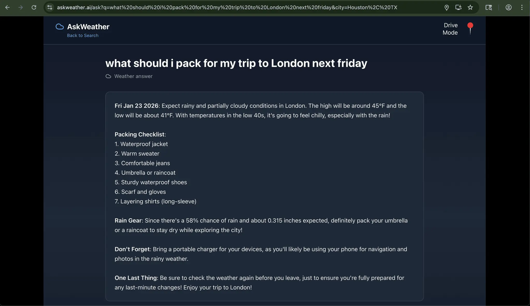 Screenshot 3 of Ask Weather