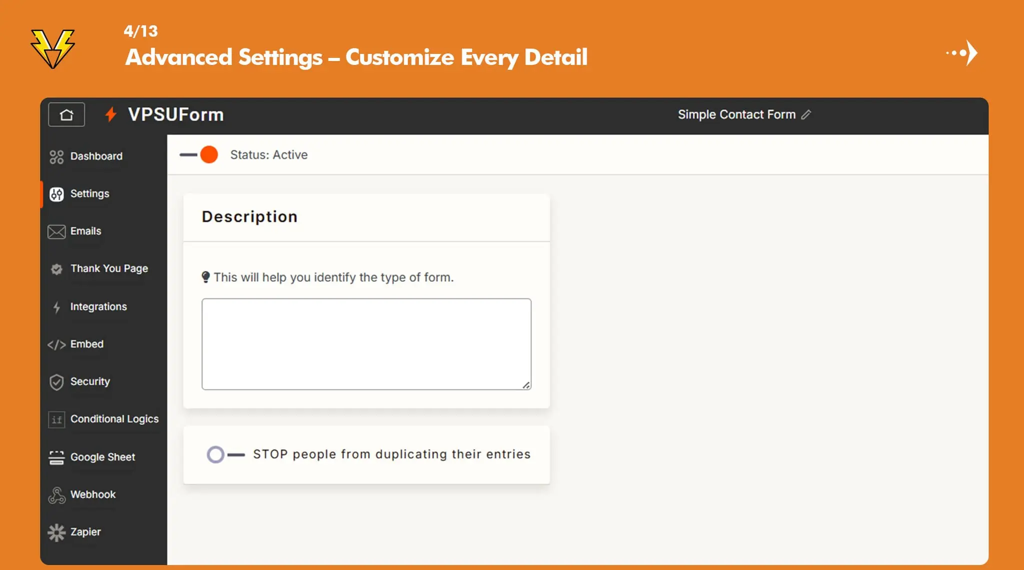 Screenshot 6 of VPSUForm