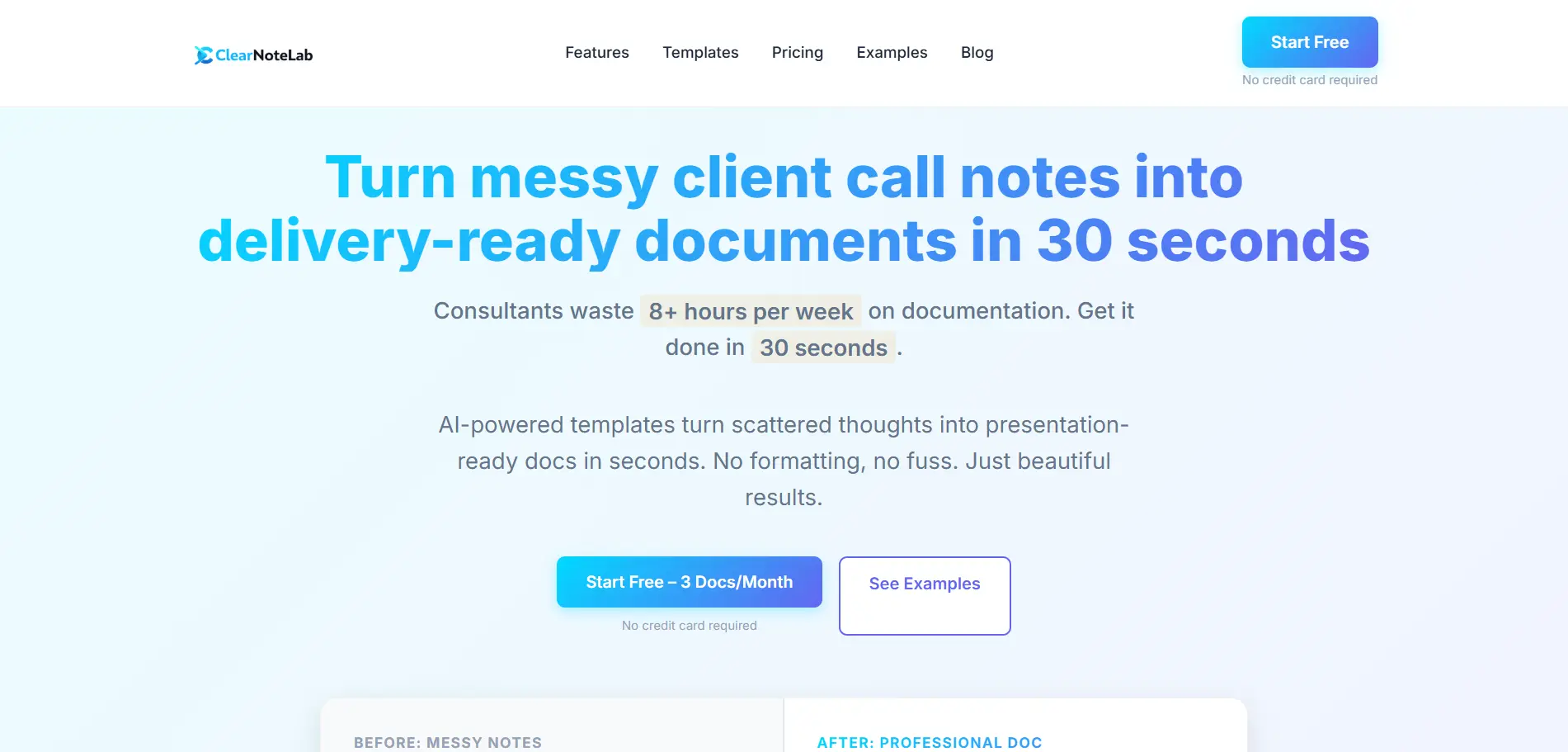Screenshot 3 of ClearNoteLab
