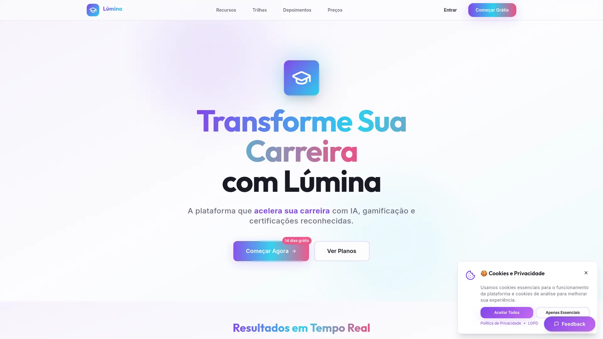 Screenshot 1 of Lúmina - Aprenda, Evolua, Conquiste