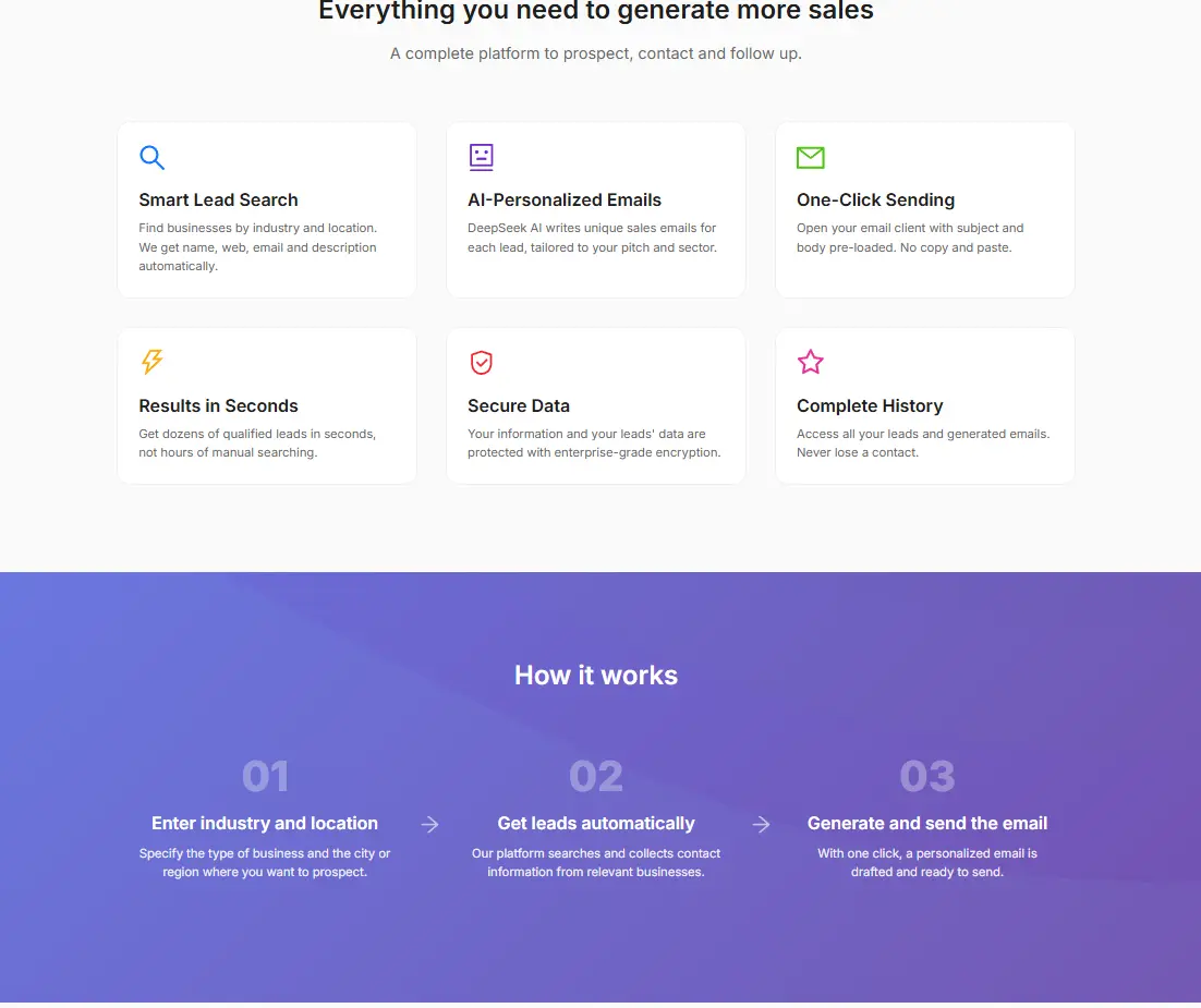 Screenshot 4 of LeadGen AI