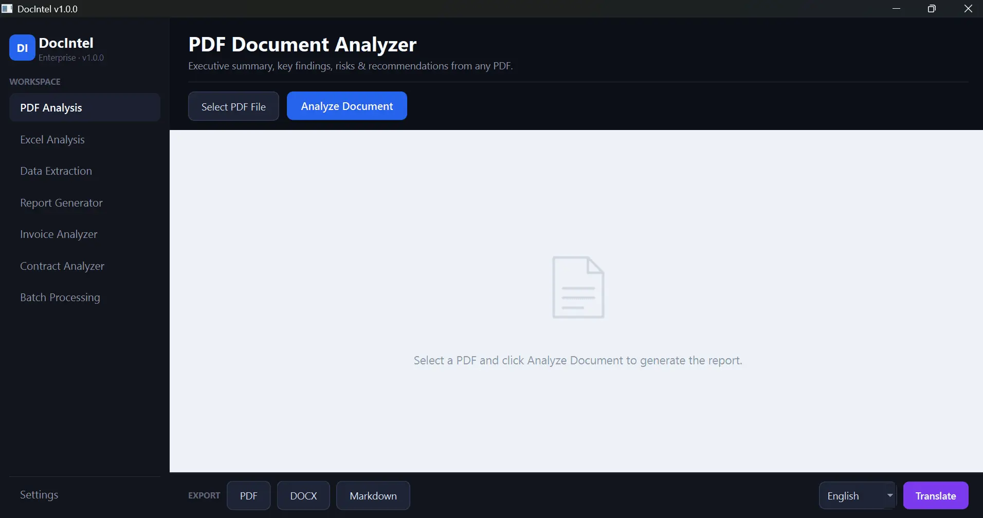 Screenshot 2 of DocIntel