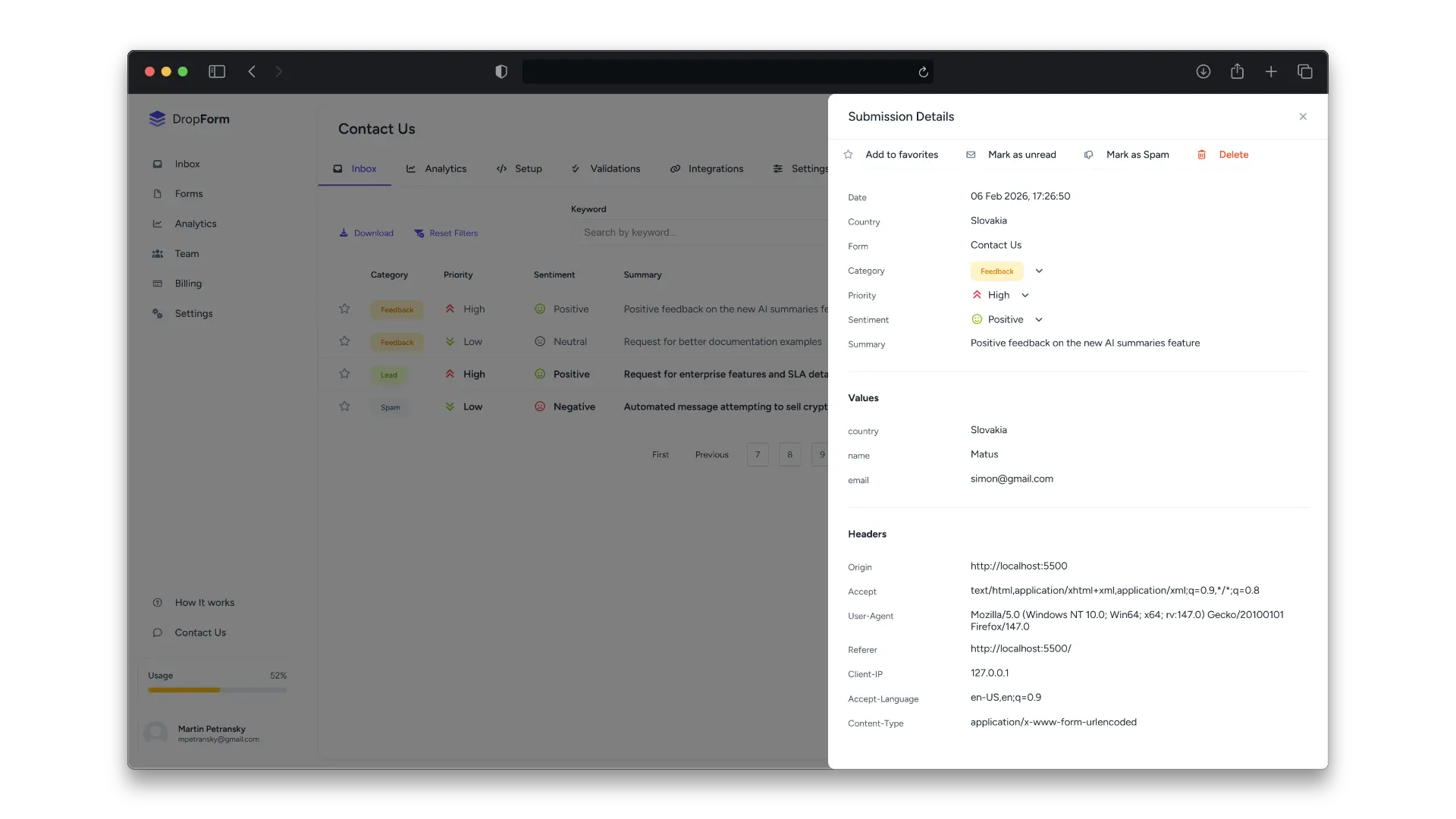 Screenshot 3 of DropForm