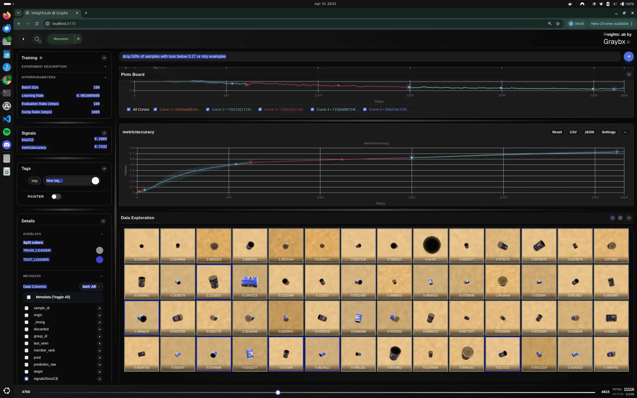 Screenshot 4 of WeightsLab