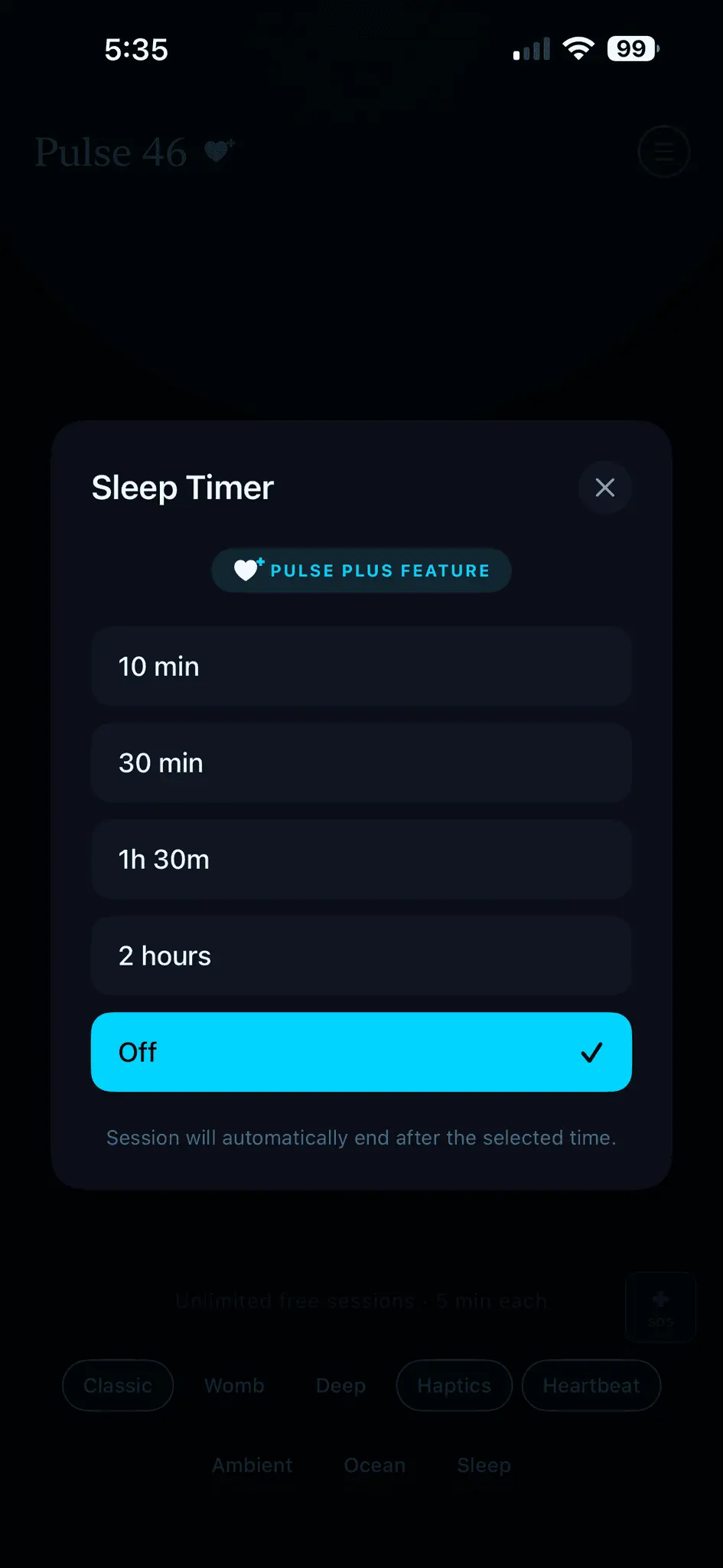 Screenshot 6 of Pulse 46 - Anxiety/Panic Attack Relief