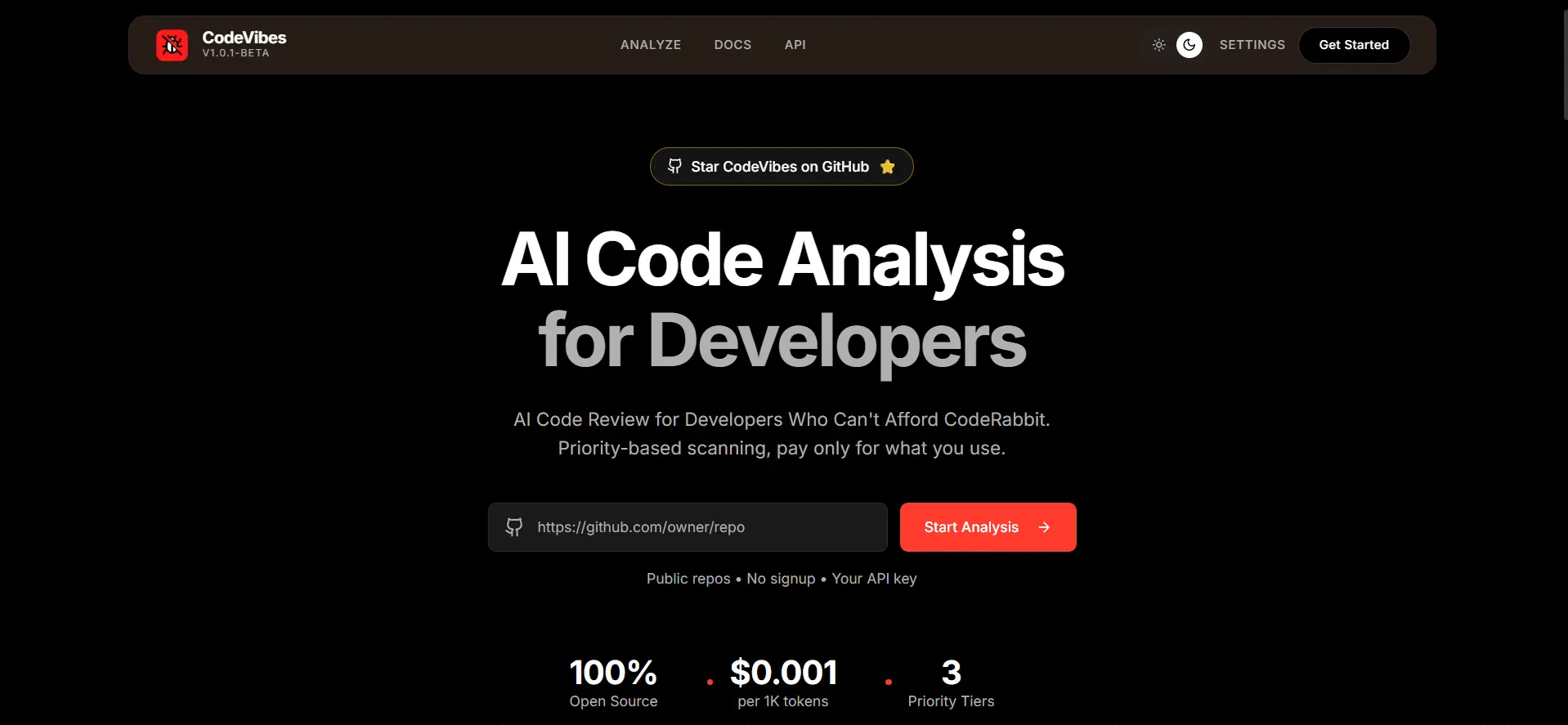 Screenshot 3 of CodeVibes - AI Code Analysis