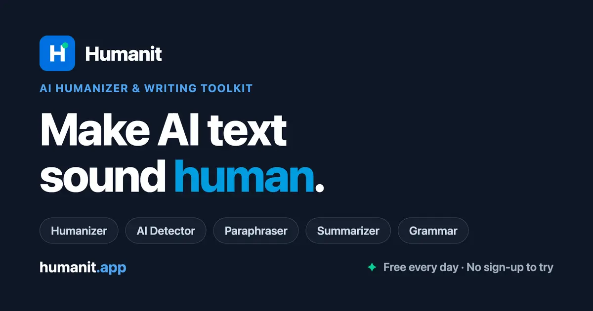 Screenshot 1 of Humanize AI Text | Humanit