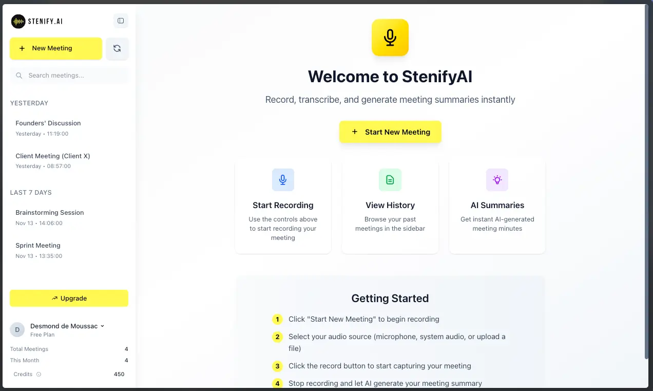 Screenshot 3 of StenifyAI