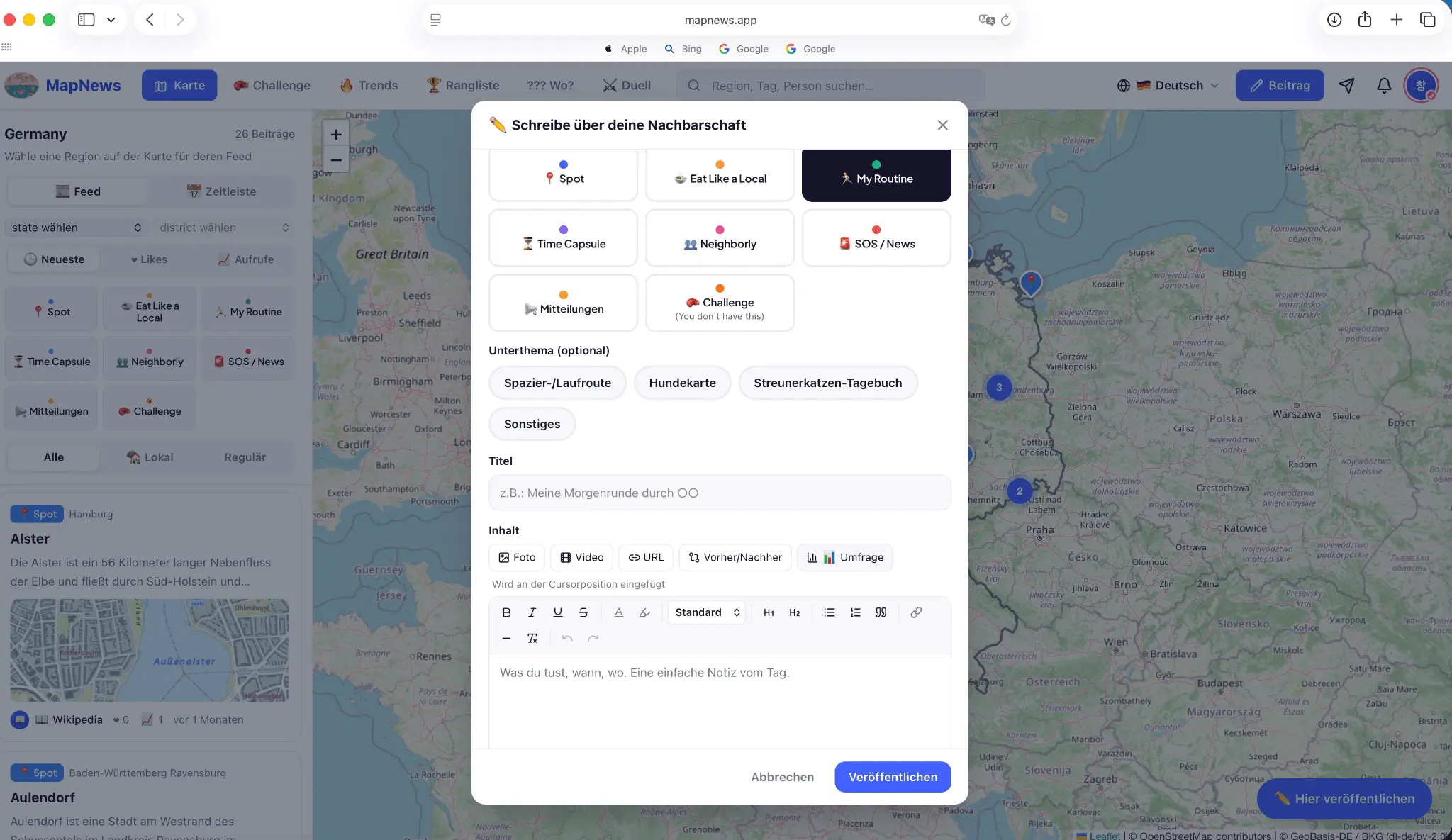 Screenshot 3 of Mapnews