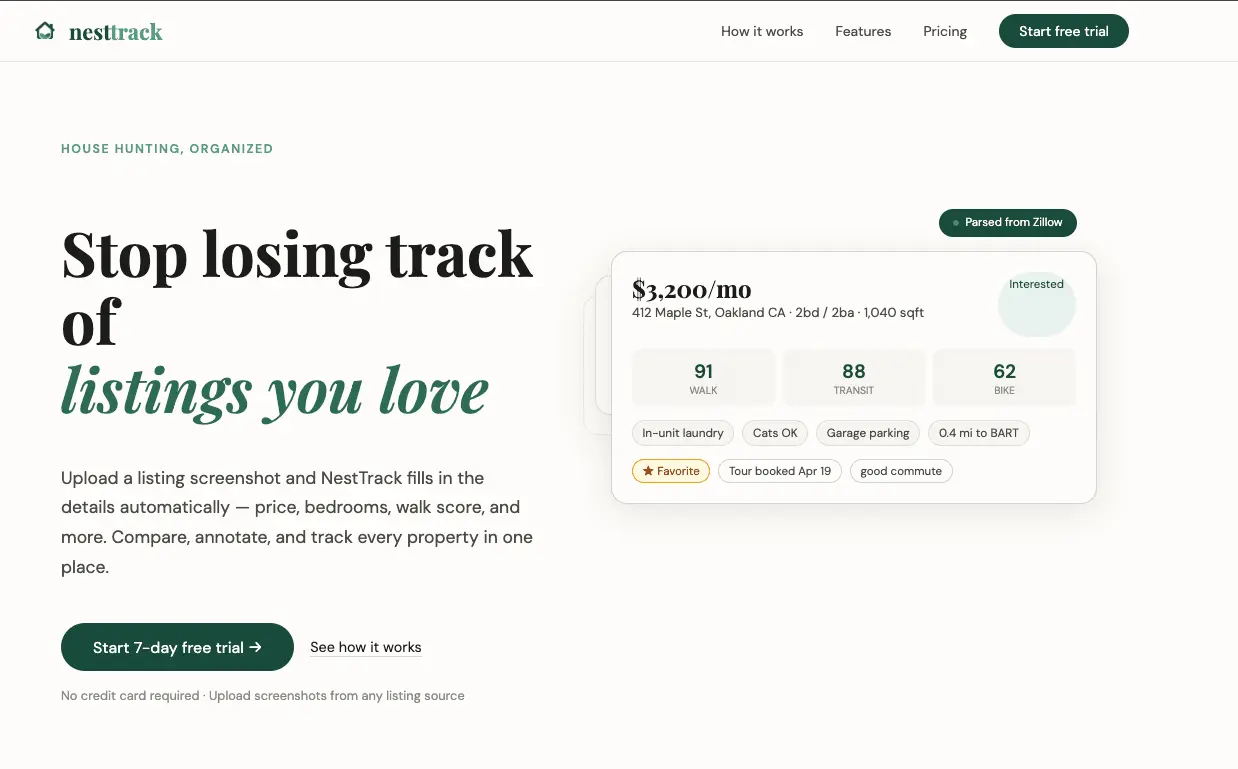 Screenshot 2 of NestTrack