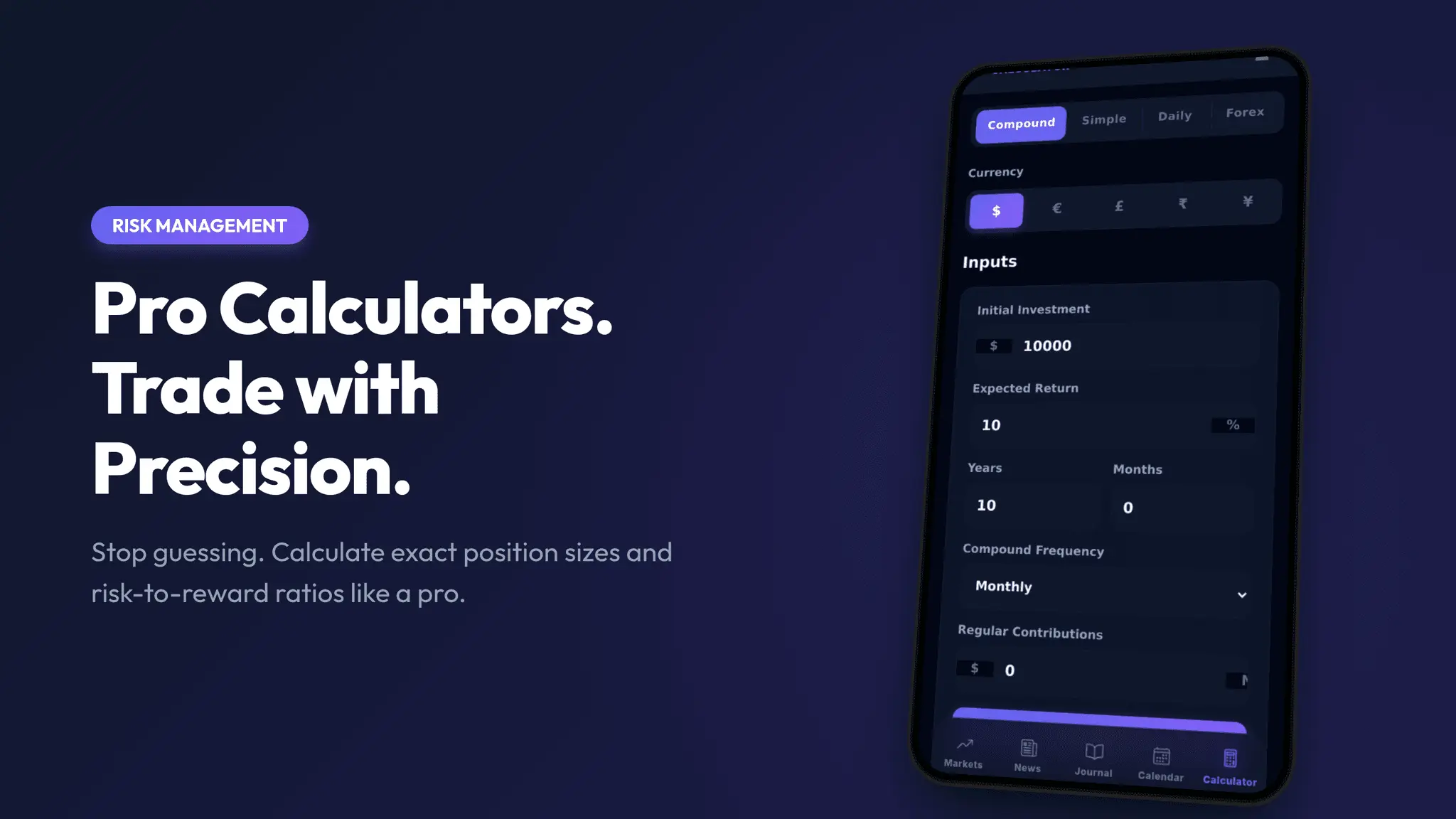 Screenshot 1 of Tradizer.io