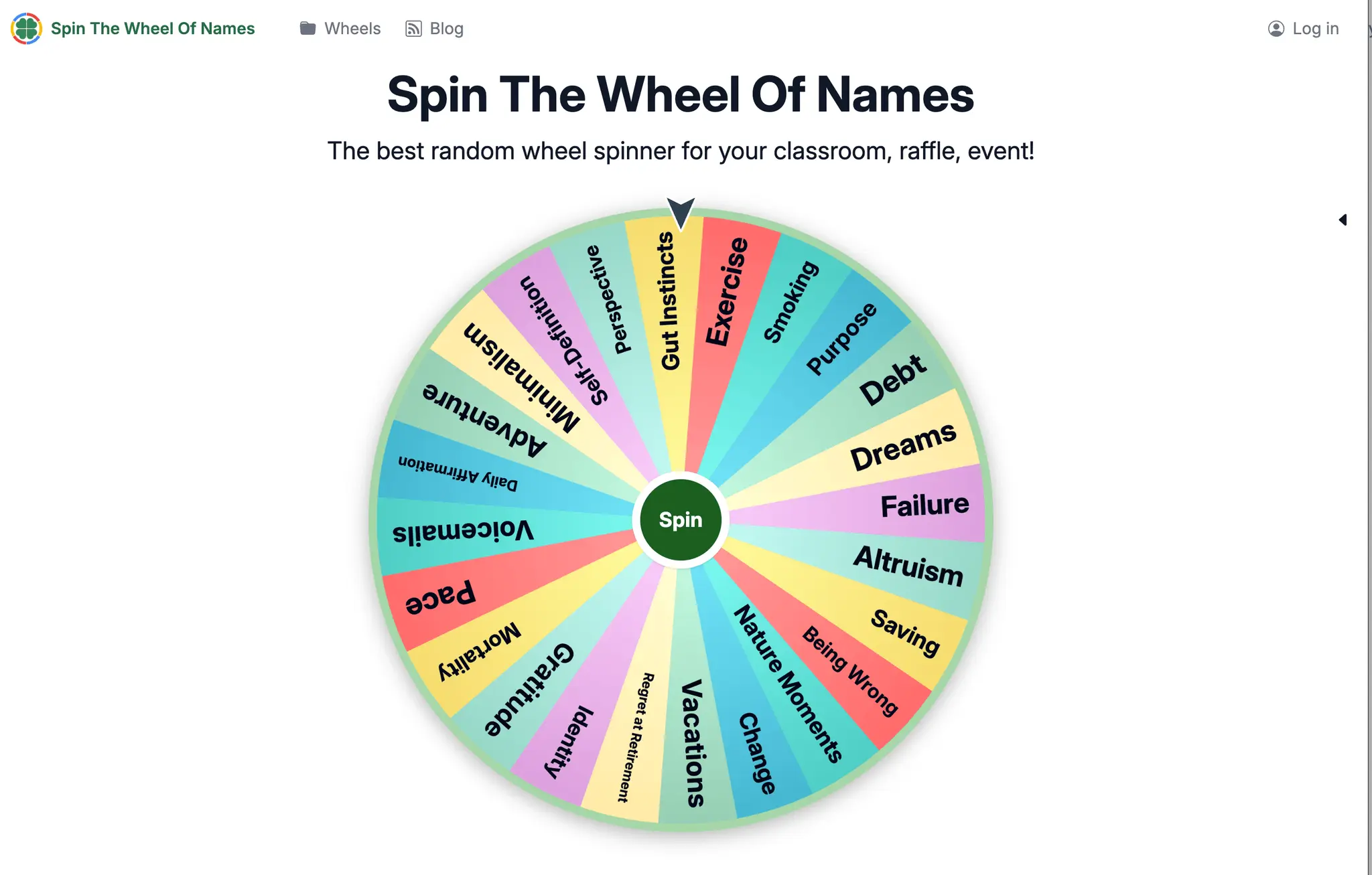 Screenshot 2 of Spin The Wheel Of Names