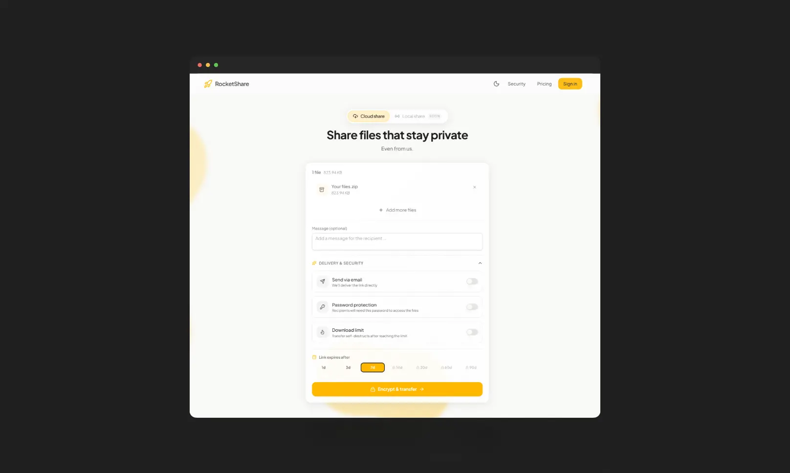 Screenshot 2 of RocketShare