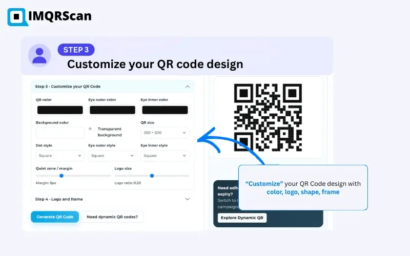 Screenshot 3 of IMQRScan - QR Code Generator