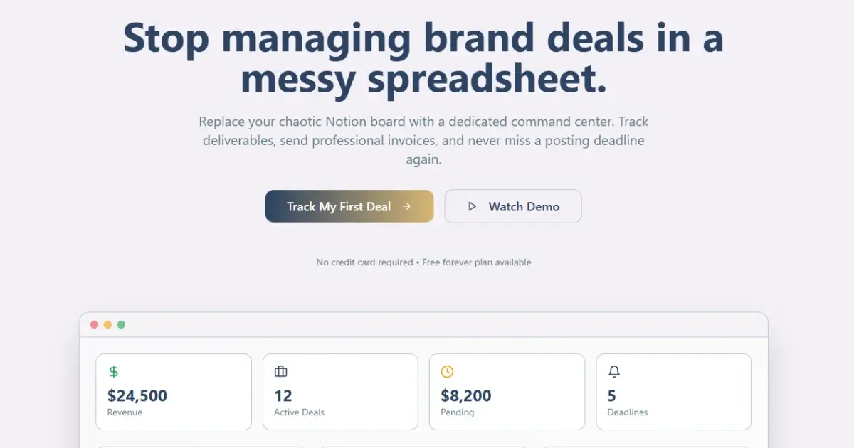 Screenshot 1 of Creator Flow