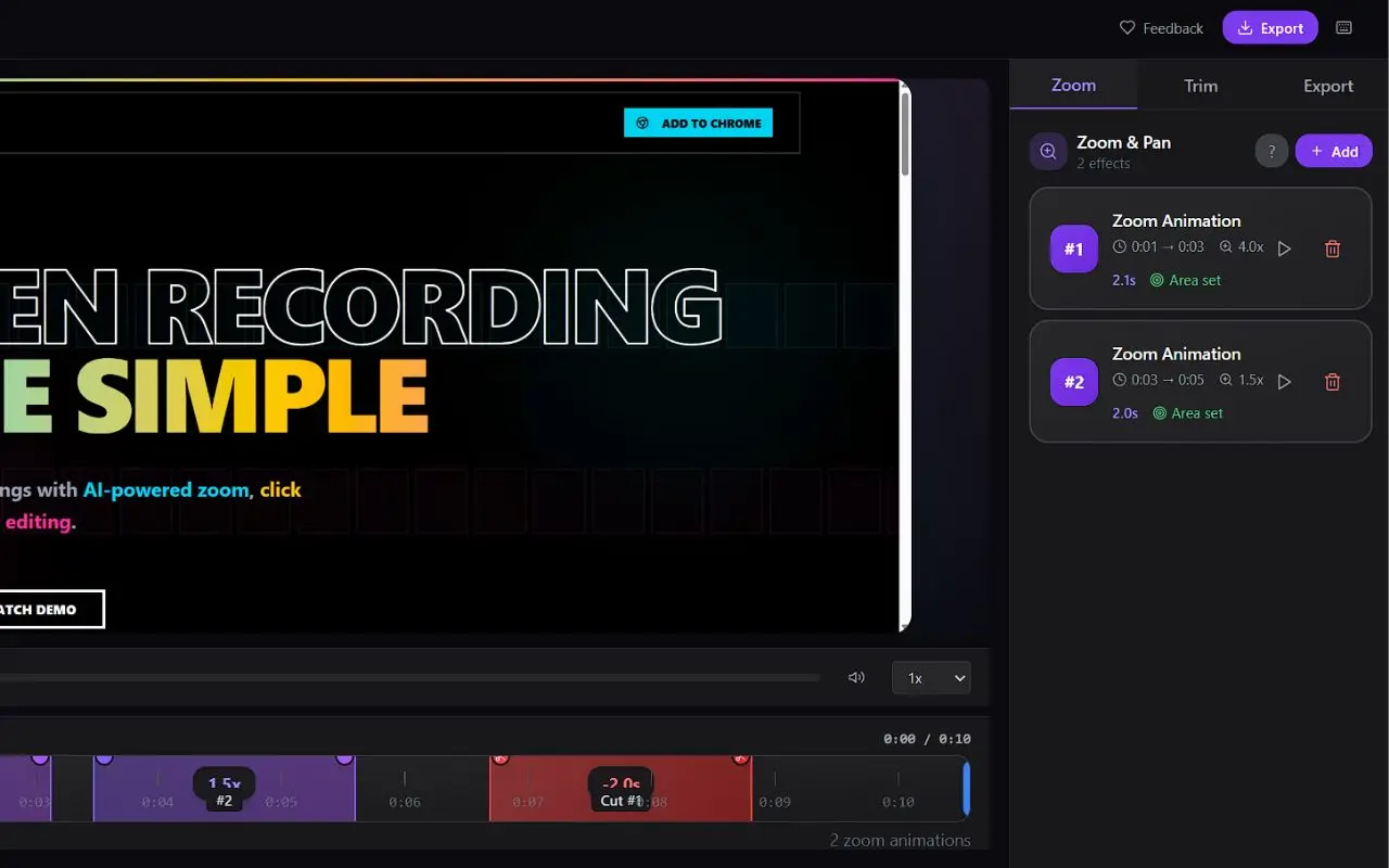 Screenshot 1 of Visura - Screen Recorder and editor
