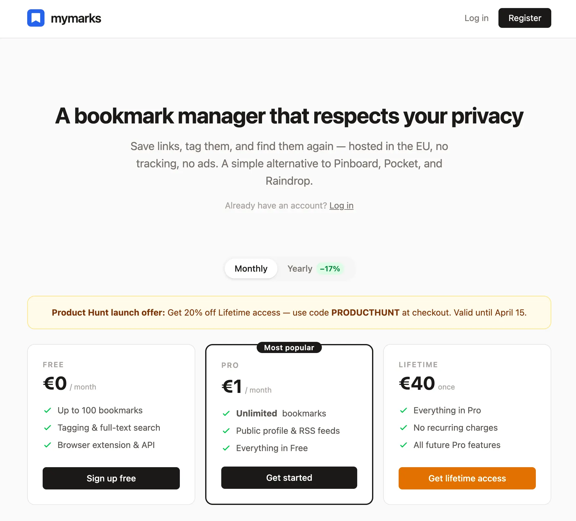 Screenshot 1 of mymarks