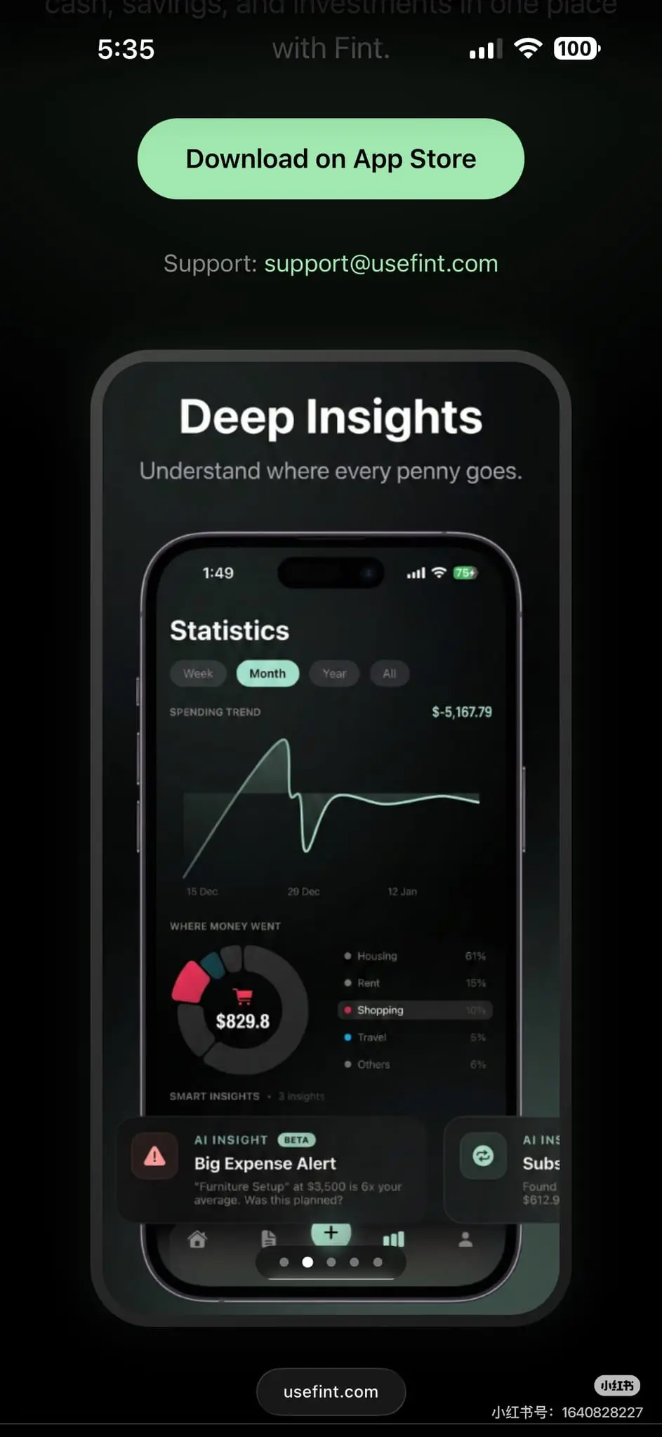 Screenshot 4 of Fint - Effortless Financial Clarity
