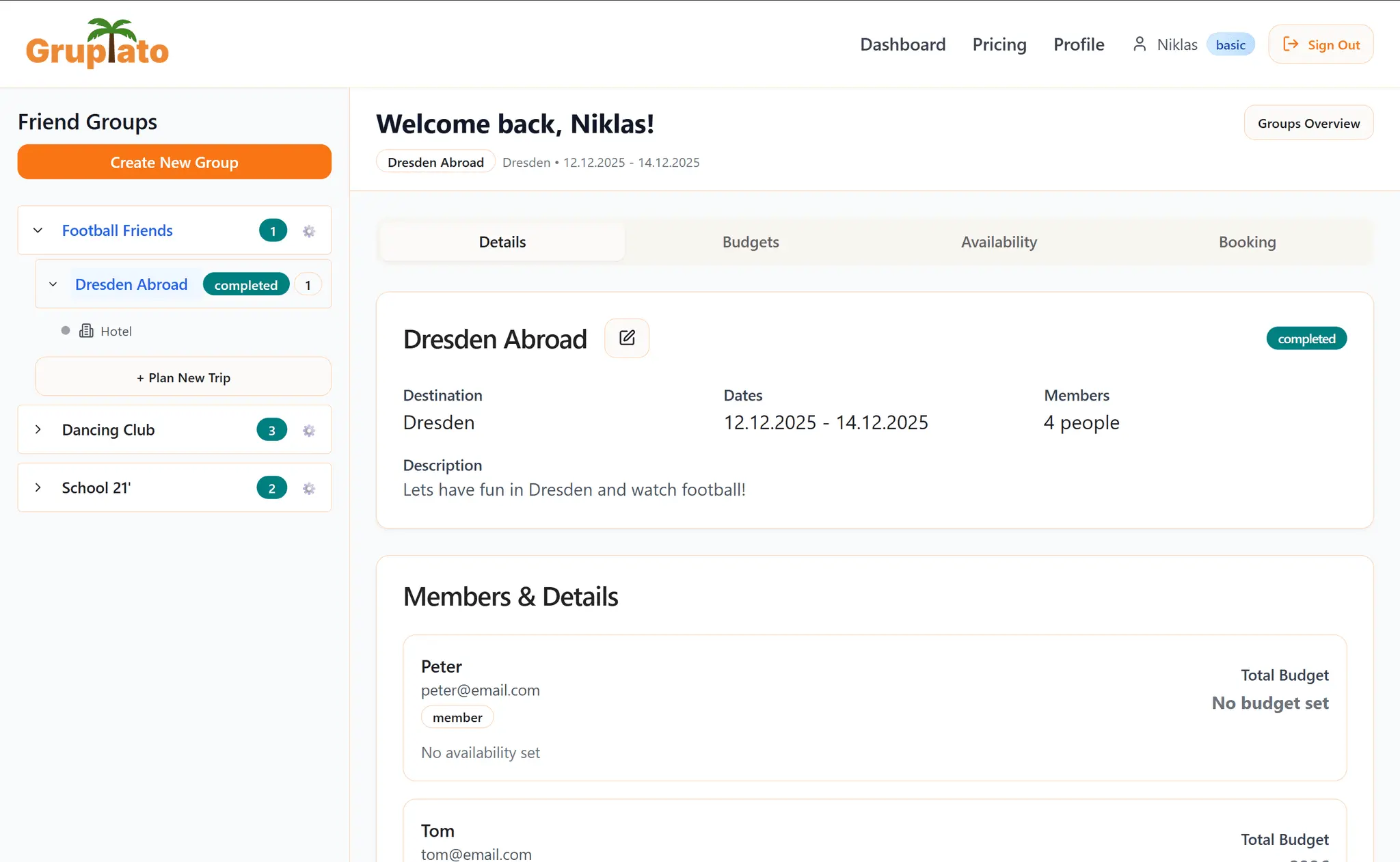 Screenshot 1 of Gruplato