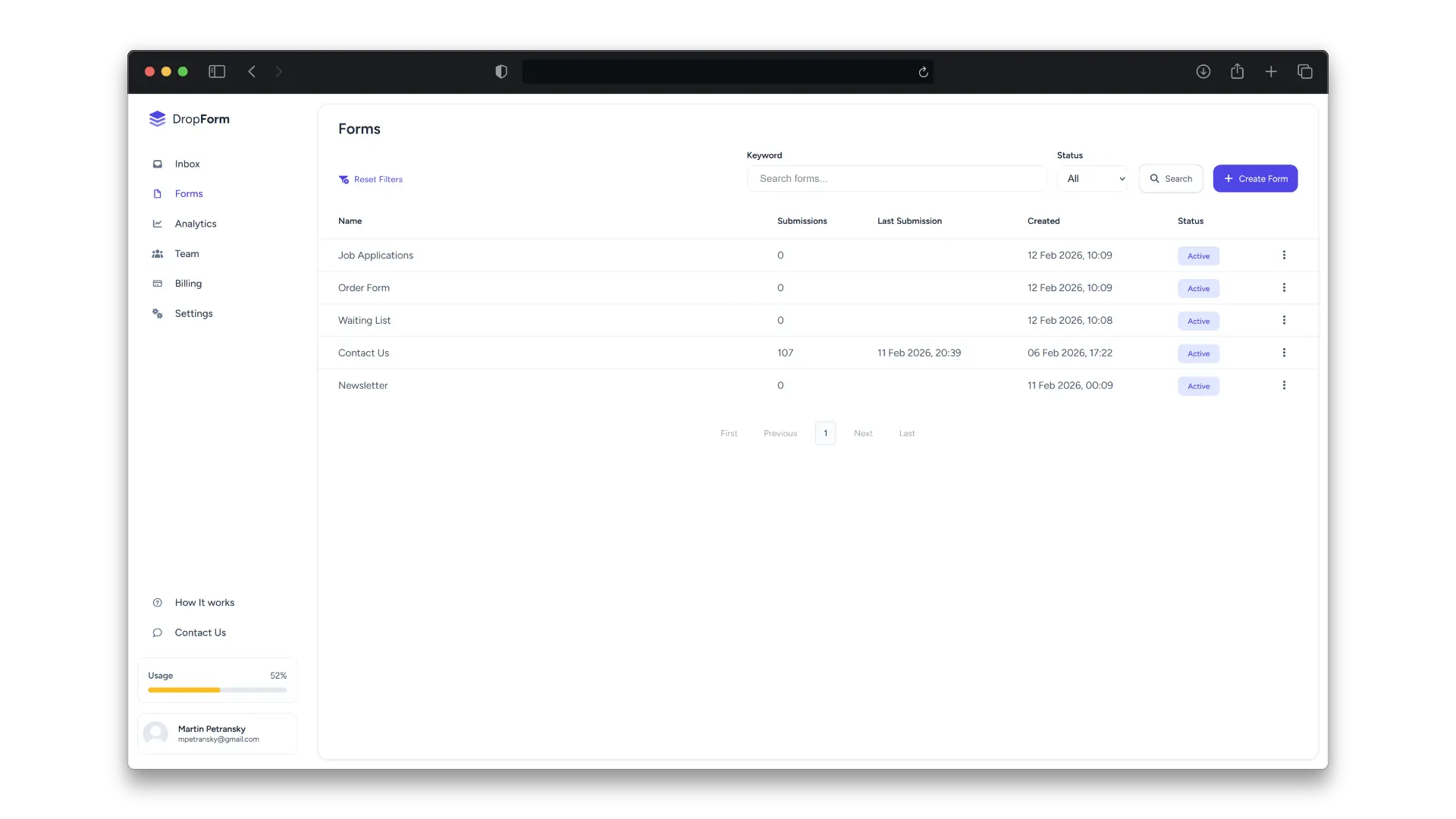 Screenshot 1 of DropForm