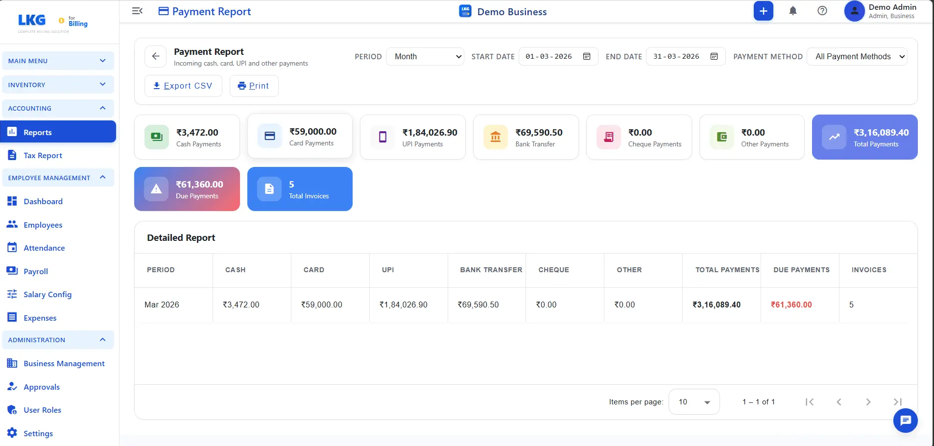 Screenshot 10 of LKG for Billing