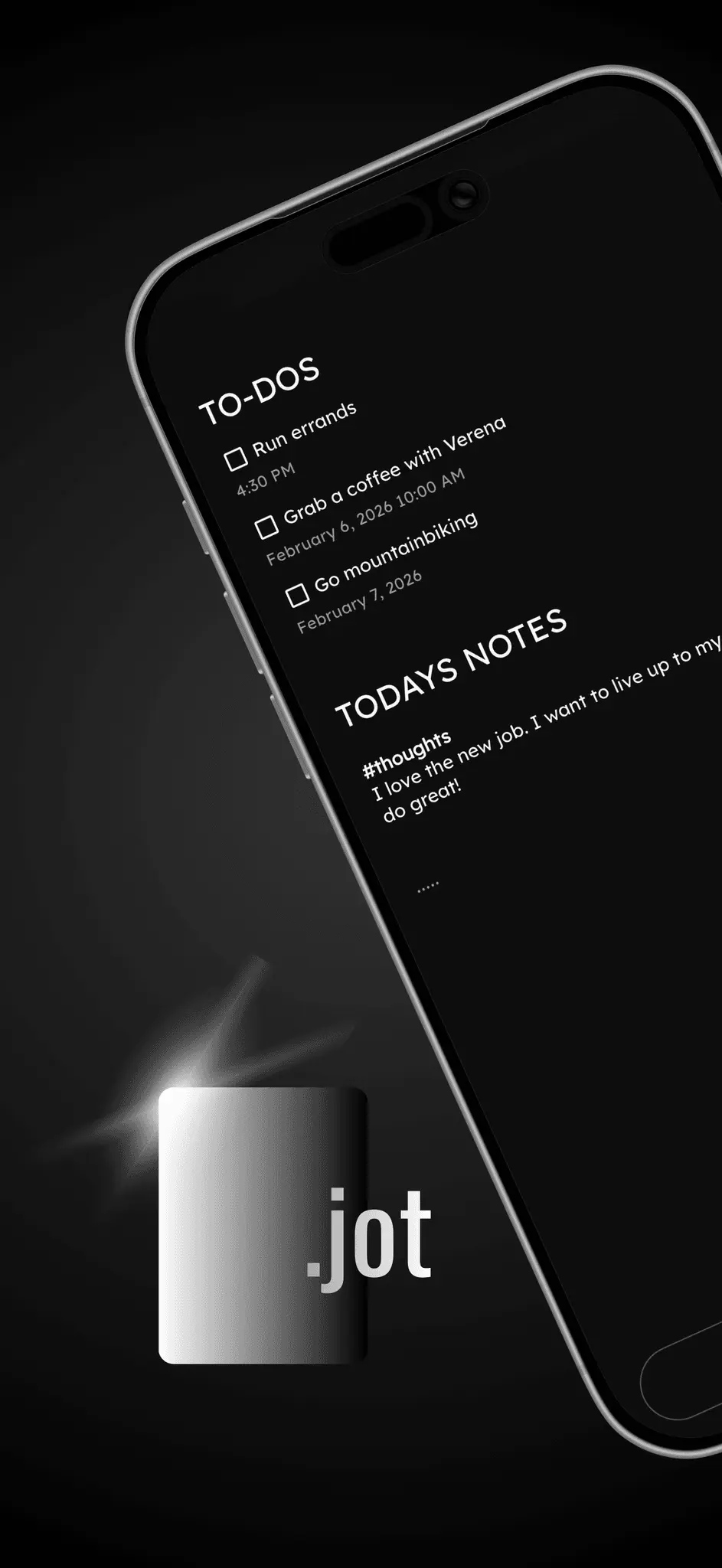 Screenshot 1 of .jot