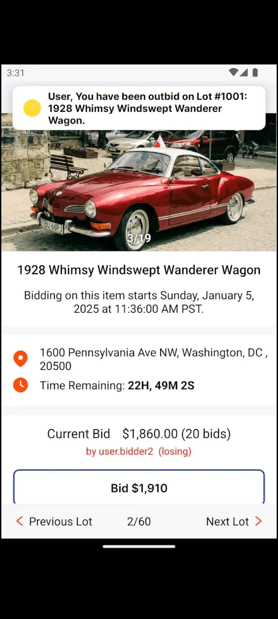Screenshot 4 of AuctionMethod