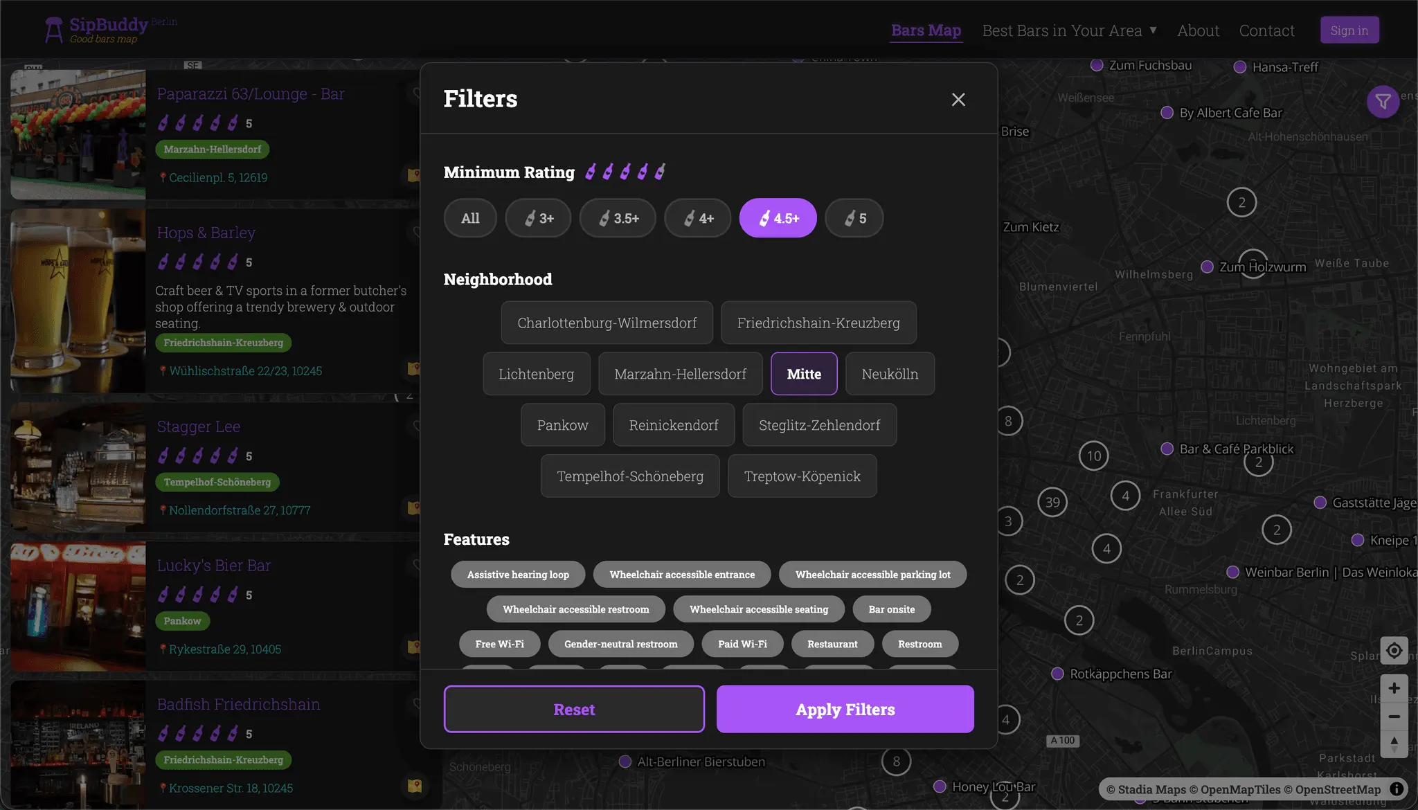 Screenshot 2 of Sipbuddy - Berlin Bars Map