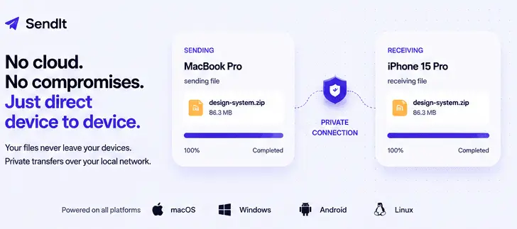 Screenshot 2 of SendIt