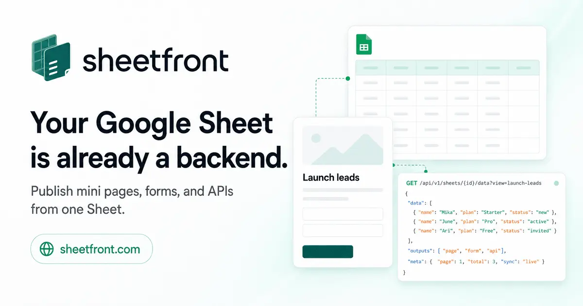 Screenshot 1 of Sheetfront