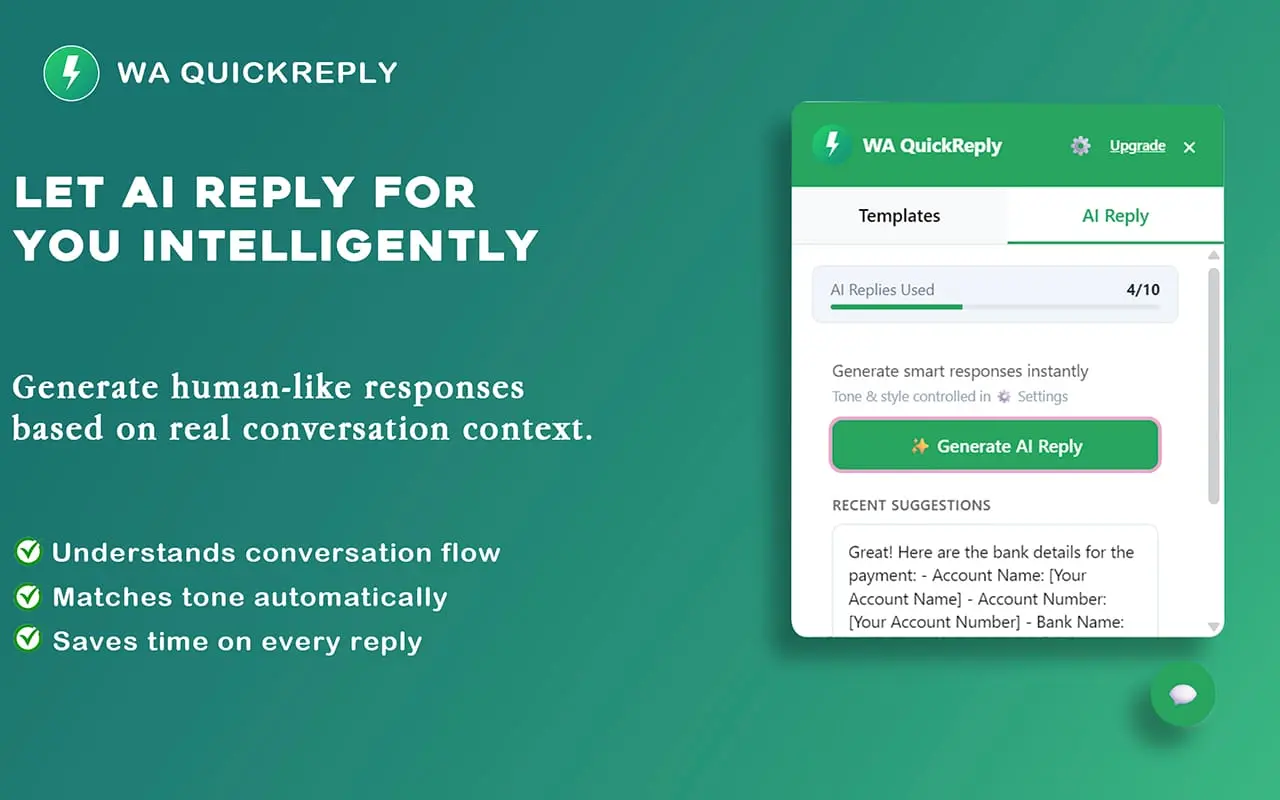 Screenshot 3 of WA QuickReply