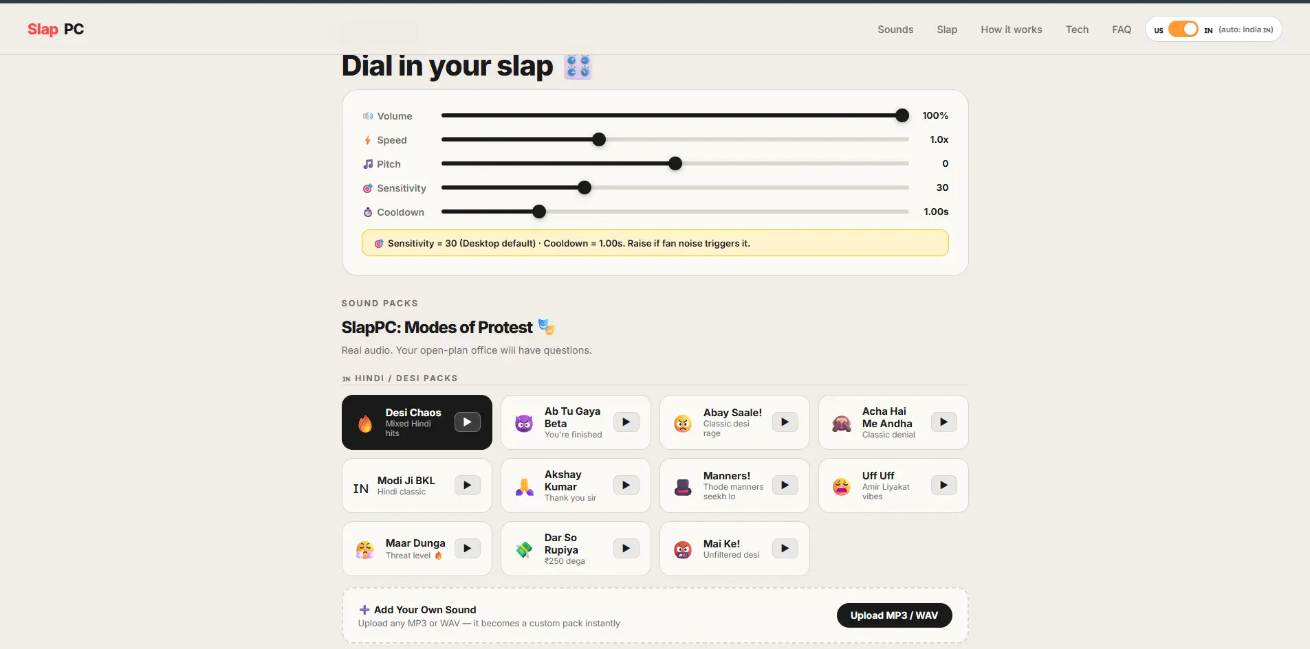 Screenshot 2 of SlapPC